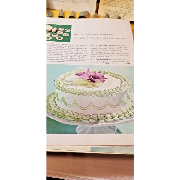 Ateco 1950/1960 Fancy Decorating Set Cake Pastry In Box + Instructions READ - Picture 10 of 14